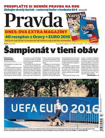 Obálka e-magazínu Pravda 10.6.2016