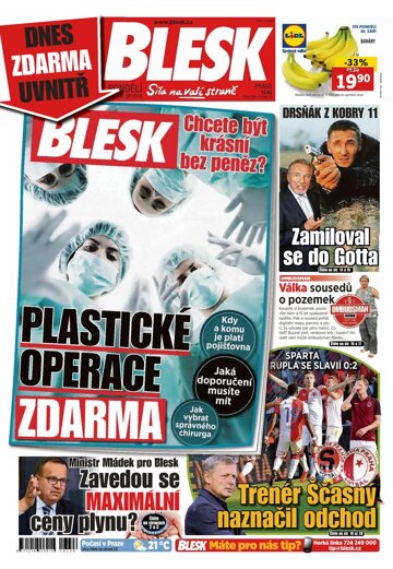 Obálka e-magazínu Blesk 26.9.2016