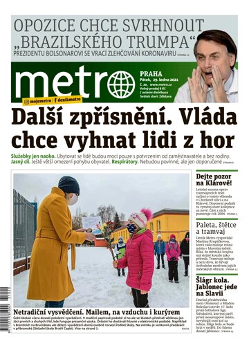 Obálka e-magazínu deník METRO 29.1.2021