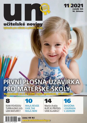 Obálka e-magazínu Učitelské noviny 11/2021