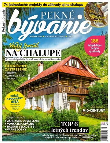 Obálka e-magazínu Pekné bývanie 8/2022