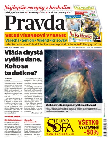 Obálka e-magazínu Pravda 14. 7. 2023