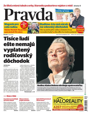 Obálka e-magazínu Pravda 27. 7. 2023