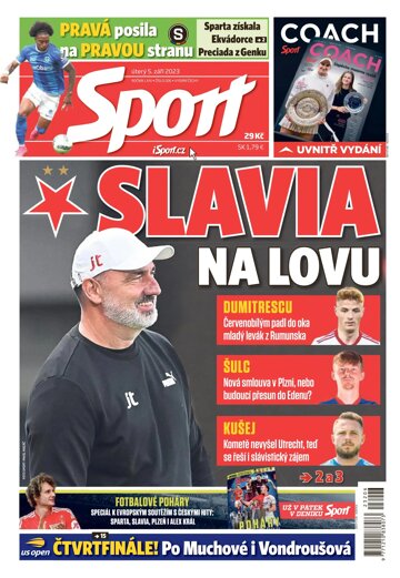 Obálka e-magazínu Sport 5.9.2023