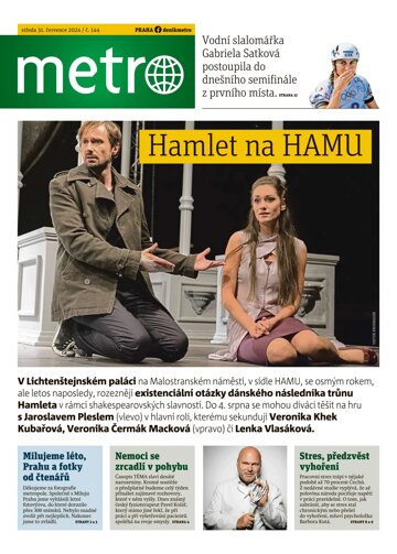 Obálka e-magazínu deník METRO 31.7.2024