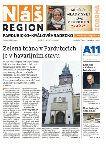 Obálka e-magazínu Náš Region - Pardubicko/Královéhradecko 4/2025