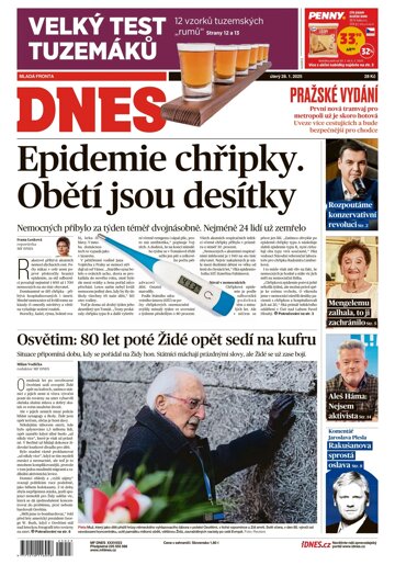 Obálka e-magazínu MF Dnes 28.1.2025