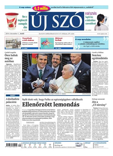 Obálka e-magazínu Új Szó 1.12.2014 - 1