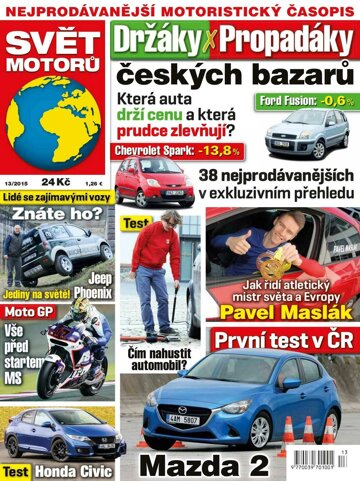 Obálka e-magazínu Svět motorů 23.3.2015