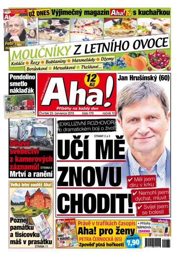 Obálka e-magazínu AHA! 23.7.2015