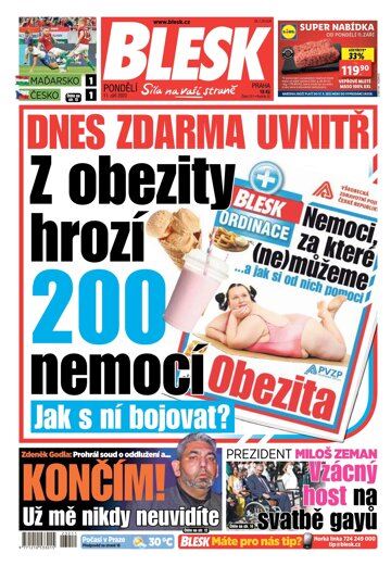 Obálka e-magazínu Blesk 11.9.2023