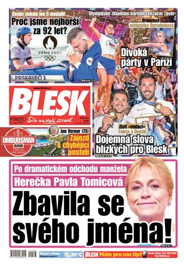 Obálka e-magazínu Blesk 12.8.2024