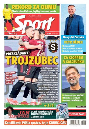 Obálka e-magazínu Sport 15.1.2025