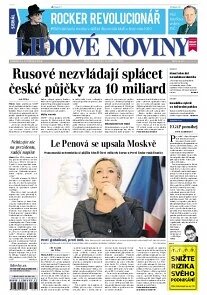 Obálka e-magazínu Lidové noviny 24.11.2014