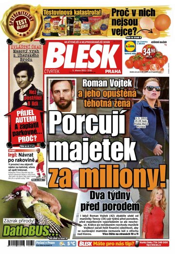 Obálka e-magazínu Blesk 5.3.2015