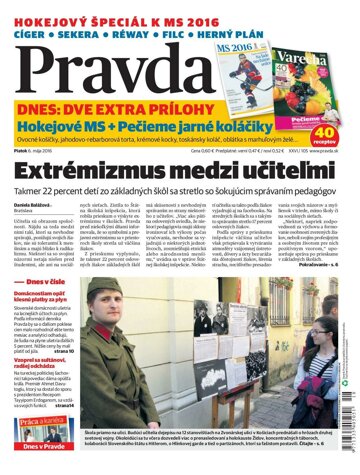 Obálka e-magazínu Pravda 6. 5. 2016