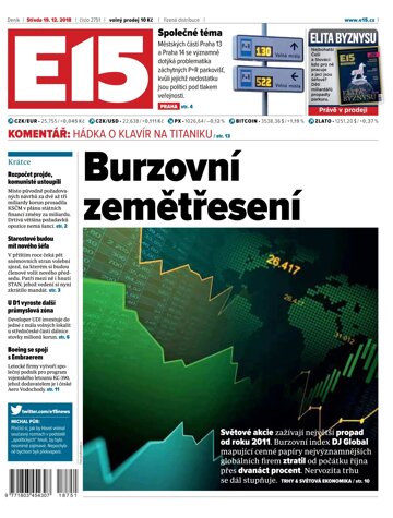 Obálka e-magazínu E15 19.12.2018