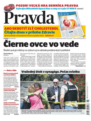 Obálka e-magazínu Pravda 29. 4. 2019