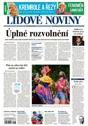 Obálka e-magazínu Lidové noviny 29.5.2021