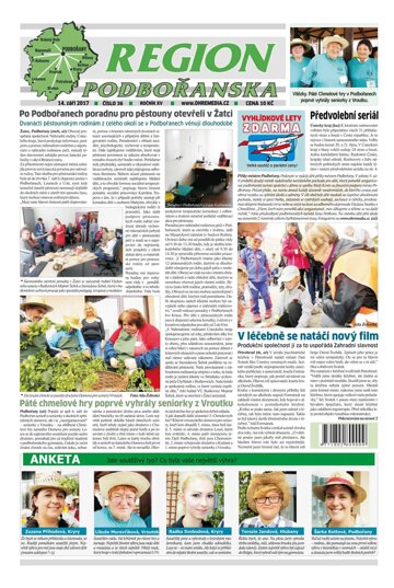 Obálka e-magazínu Region Podbořanska 36/2017