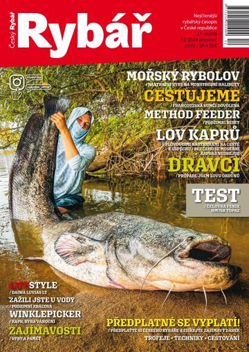 Obálka e-magazínu Český rybář 12/2024