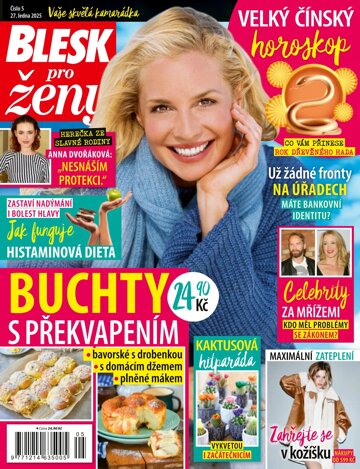 Obálka e-magazínu Blesk pro ženy 5/2025