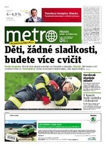 Obálka e-magazínu deník METRO 14.5.2014