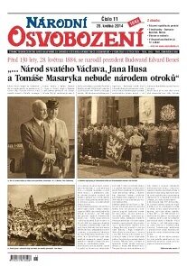 Obálka e-magazínu Národní Osvobození 11/2014