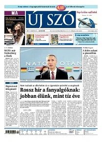 Obálka e-magazínu Új Szó 2.10.2014