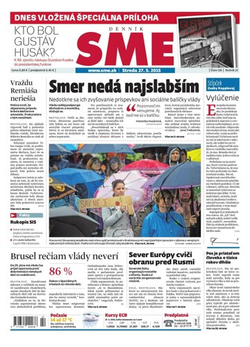 Obálka e-magazínu SME 27.5.2015