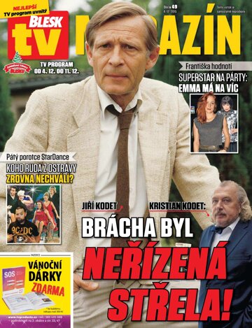 Obálka e-magazínu Blesk Tv magazín 4.12.2015