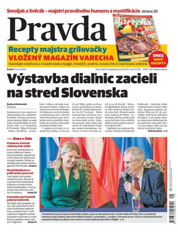 Obálka e-magazínu Pravda 21. 6. 2019