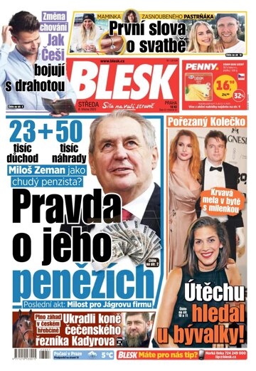 Obálka e-magazínu Blesk 8.3.2023