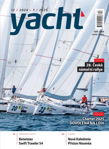 Obálka e-magazínu Yacht 12/2024 - 1/2025