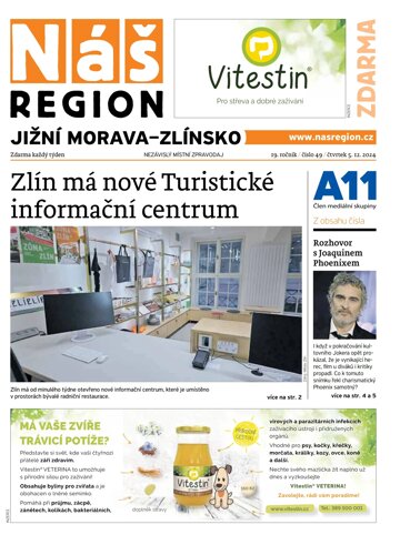 Obálka e-magazínu Náš Region - Jižní Morava/Zlínsko 49/2024