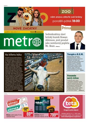 Obálka e-magazínu deník METRO 6.1.2025