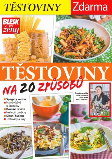 Obálka e-magazínu Blesk pro ženy příloha TĚSTOVINY - 4.5.2015