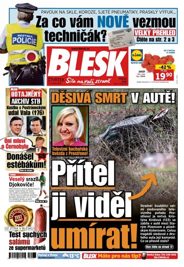 Obálka e-magazínu Blesk 14.4.2016