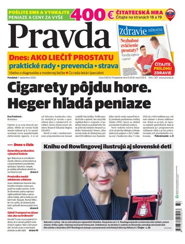 Obálka e-magazínu Pravda 7. 9. 2020