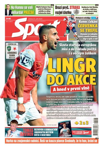 Obálka e-magazínu Sport 25.9.2024