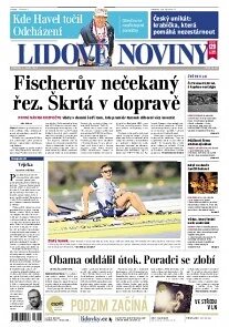 Obálka e-magazínu Lidové noviny 2.9.2013