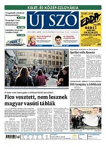 Obálka e-magazínu Új Szó 2.4.2014