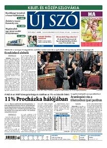 Obálka e-magazínu Új Szó 7.5.2014