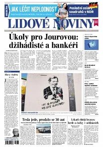 Obálka e-magazínu Lidové noviny 8.10.2014