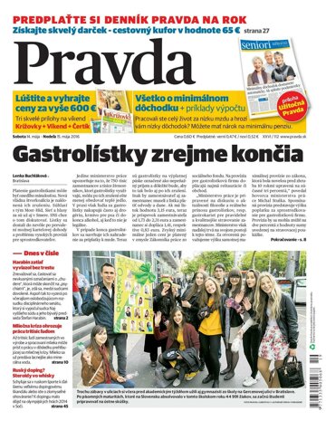 Obálka e-magazínu Pravda 14.5.2016