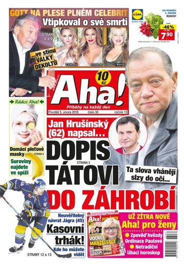 Obálka e-magazínu AHA! 5.2.2018