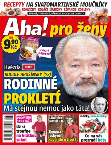 Obálka e-magazínu AHA! pro ženy 45/2018