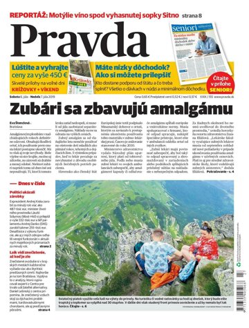 Obálka e-magazínu Pravda 6. 7. 2019