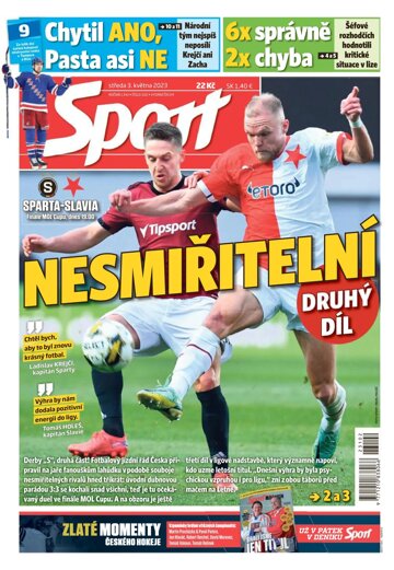 Obálka e-magazínu Sport 3.5.2023