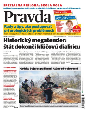 Obálka e-magazínu Pravda 13. 8. 2024